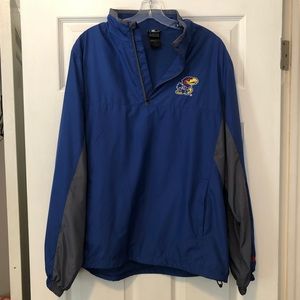 Colosseum KU windbreaker quarter zip